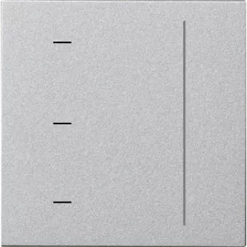 Gira Touch-Bedienelement S3000 F Aluminium 536526