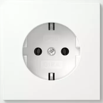 Gira TX_44 Schuko Steckdose 1-fach Unterputz 16 A 250 V Reinweiß Glänzend 418866