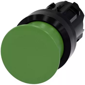 Siemens SIRIUS ACT Pilzdrucktaster-Frontelement, Kunststoff, grün, 40 mm, tastend 3SU1000-1AD40-0AA0