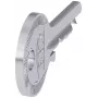 Siemens SIRIUS ACT Schlüssel für Schlüsselschalter, Schließnummer S1, Metall, Silber 3SU19500FD800AA0