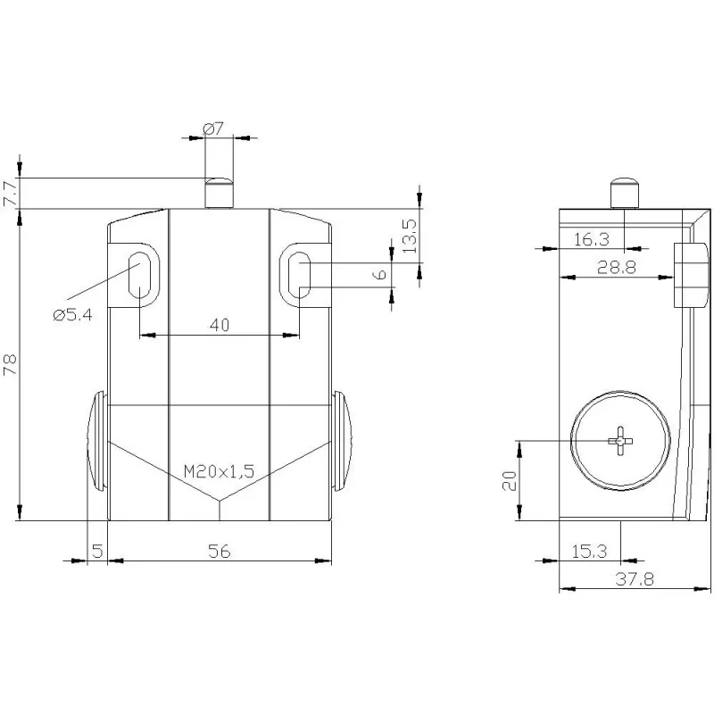 Siemens 3SE5122-0CA00 Positionsschalter