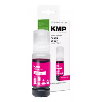 KMP Nachfülltintenflasche Magenta 60 ml für Canon GI-53M (4681C001) 1583,0006