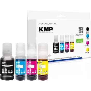 KMP 1642,1005 Kompatible Tintenpatronen-Multipackung – Schwarz, Cyan, Magenta, Gelb – Hohe Reichweite für HP OfficeJet Pro 8000/8500 Serie
