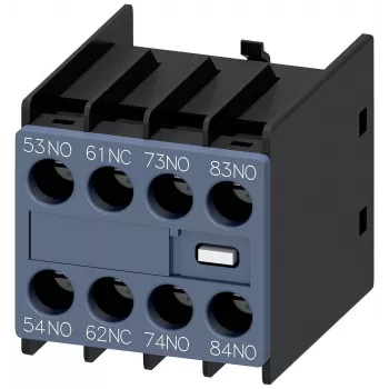 Siemens 3RH2911-1XA31-0MA0 Hilfsschalterblock, 3NO+1NC, Frontmontage, Schraubklemmen