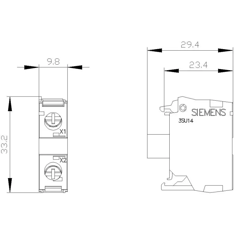Siemens SIRIUS ACT LED-Modul mit integrierter LED, AC/DC 6-24V, Gelb (3SU14011BG301AA0)