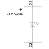 SIEMENS SIRIUS ACT LED-Modul mit integrierter LED, 24V AC/DC, Gelb (3SU14012BB301AA0)