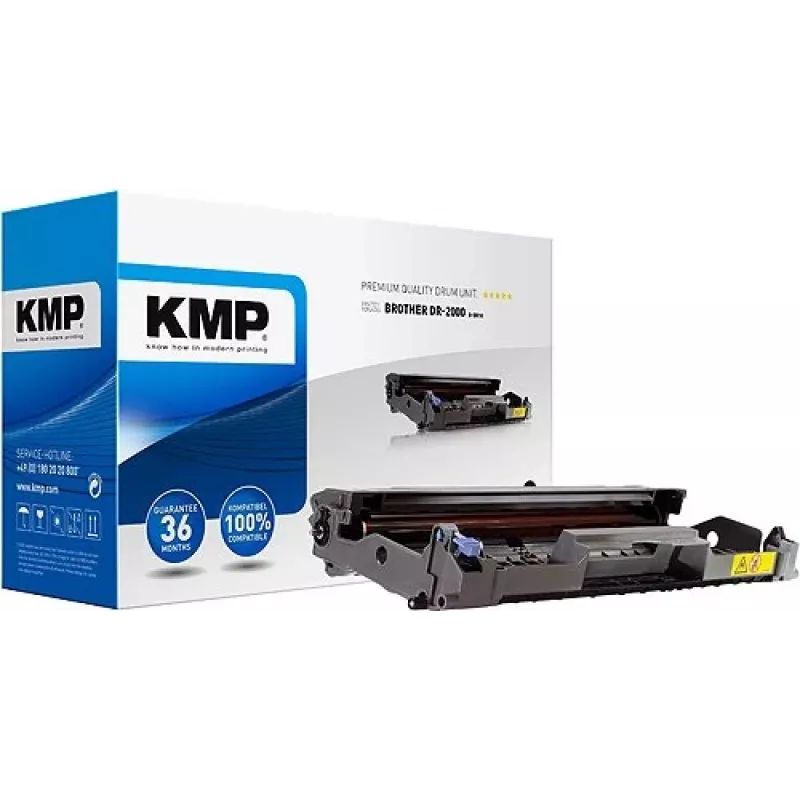 KMP PRINTTECHNIK B-DR10 Trommeleinheit für Brother DR-2000, 12.000 Seiten, Langlebig, Kompatibel 1159,7000