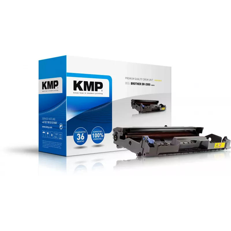 KMP PRINTTECHNIK B-DR10 Trommeleinheit für Brother DR-2000, 12.000 Seiten, Langlebig, Kompatibel 1159,7000