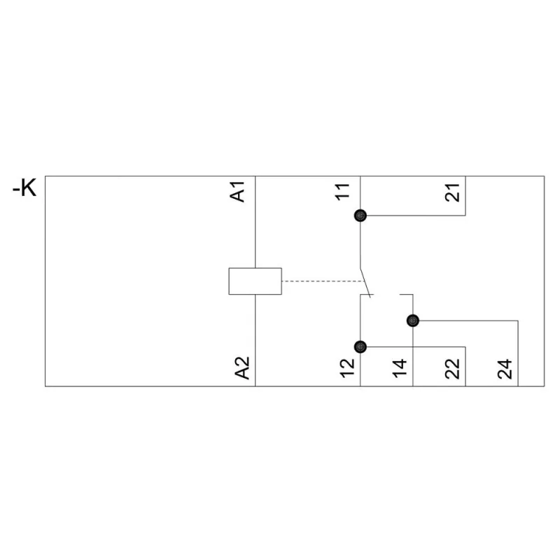 Siemens LZX:RT314024 Steckrelais 24 V DC 2 CO 8 A
