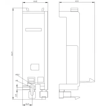 Siemens 3RV2927-7AA00 Schütz-Montageadapter für SIRIUS 3RV2 Leistungsschalter S2/S3