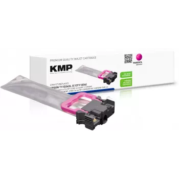 KMP kompatible magenta Tintenpatrone Ersatz für Epson T11D3 XL (1664,4006)