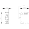 Siemens SIRIUS ACT Kontaktmodul 3SU1400-1AA10-1MA0, 1 NO + 1 NC, Schraubklemme, 500 V AC/DC