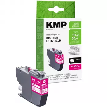 KMP PRINTTECHNIK 1538,4006 Kompatible Magenta-Tintenpatrone mit hoher Reichweite für Canon PIXMA