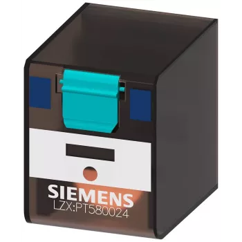 Siemens SIRIUS LZX PT580024 Steckrelais, 5 Wechsler, 24V DC Spule, 6A