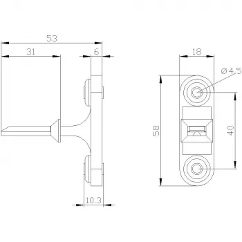 Siemens Separate Actuator für vertikale Montage 3SE50000AV02