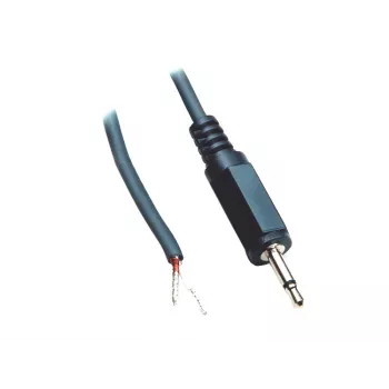 BKL Electronic 1101047 2,5 mm Mono-Klinkenstecker Verbinder, 2-polig, Lötanschluss