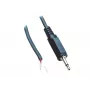 BKL Electronic 1101047 2,5 mm Mono-Klinkenstecker Verbinder, 2-polig, Lötanschluss