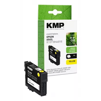KMP Gelbe Tintenpatrone kompatibel mit Epson T10H4 (1662,4009)