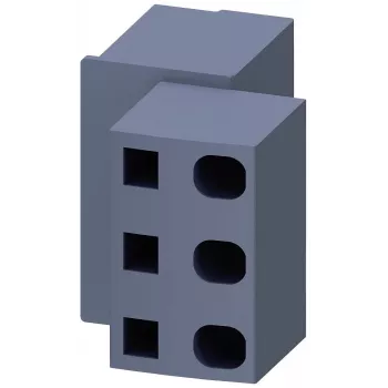 Siemens 3RV2917-5D Einspeiseklemmenblock für SIRIUS 3RV2.2/3RV2.3 Leistungsschalter, 6 mm², Schraubklemme, Grau