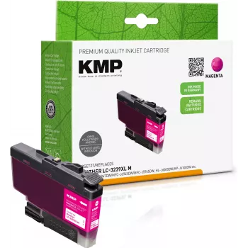 KMP magenta Druckerpatrone kompatibel zu brother LC-3239XLM (1543,4006)