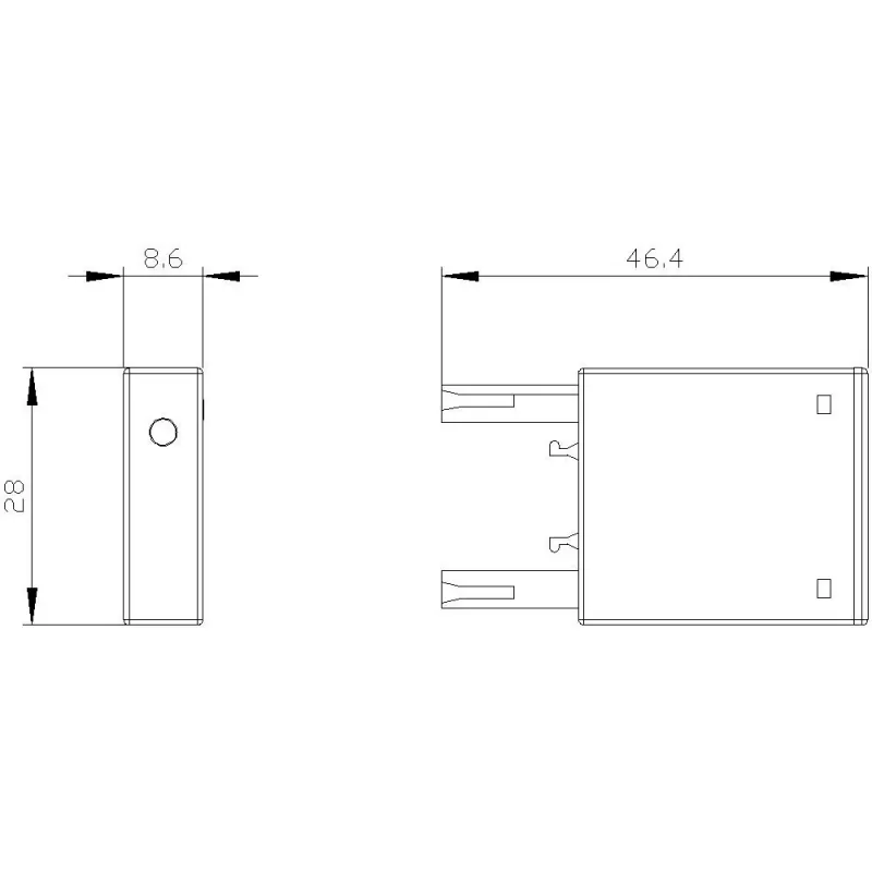 Siemens Varistor mit LED, 24-48V AC/12-24V DC, für SIRIUS Schütze S00/S0, Steckbar, 3RT29161JJ00