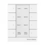 Busch-Jaeger free@home Bedienelement, Alpinweiß, 2-fach 2CKA006220A0886