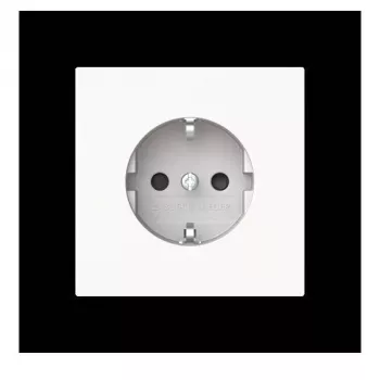 BUSCH-JAEGER SCHUKO Steckdose Safety+ 20-1 EUCBF-44M, Alpinweiß 2CKA002013A5522