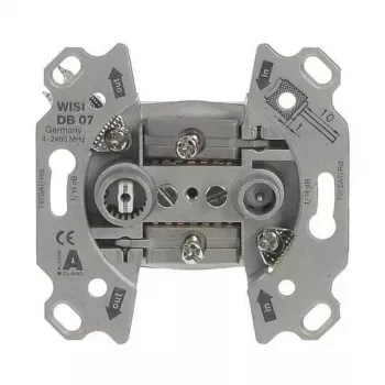 Busch-Jaeger 0231-102 Antennenanschlussdose, 2-Loch-Durchgangsdose 2CKA000230A1555