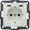 Hager Berker 48151909 Schuko-Steckdose mit USB-C 20W PD, S.1, Polarweiß Glänzend