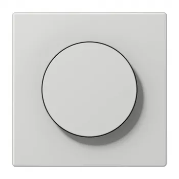Jung LS1740LG Drehdimmer-Abdeckung mit Knopf, Duroplast, Hellgrau
