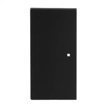 BUSCH-JAEGER 6230-20-45M Doppel-Wippabdeckung, unbedruckt, Schwarz matt 2CKA006220A0947