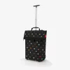 Reisenthel trolley M Trolley-Tasche, Polyester, Schwarz mit Punktmuster, gemischte Farben, 2 Räder (NT7009)