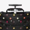 Reisenthel trolley M Trolley-Tasche, Polyester, Schwarz mit Punktmuster, gemischte Farben, 2 Räder (NT7009)