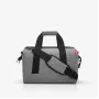 Reisenthel allrounder M Unisex-Arzttasche, Reißverschluss, Grau/Schwarz (MS7052)