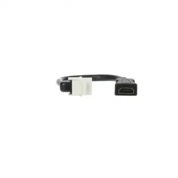 BUSCH-JAEGER HDMI Keystone Modul mit Pigtail-Kabel, 4K UHD, Alpinweiß (2CKA000230A0478)