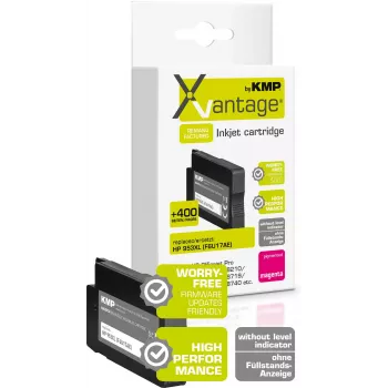 KMP XVantage Magenta Pigmenttintenpatrone Kompatibel mit HP 953XL (F6U17AE) 1748,4086