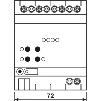 JUNG KNX DALI-2 Aktor Farbe 4-fach, DIN-Schiene, 4 TE, Secure (300041SDA2R)