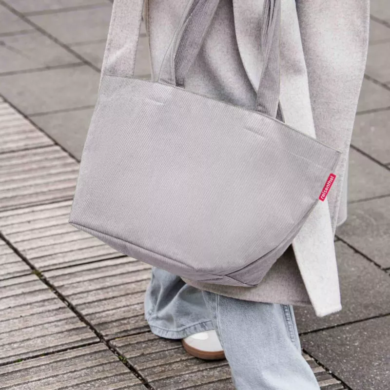 reisenthel shopper M Einkaufstasche Polyester Cord Grey 15L ZS7084