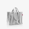 reisenthel Softshopper Cord Graue Schultertasche Polyester 47x38,5 cm GR7084