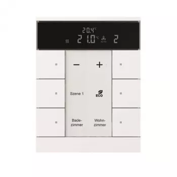 BUSCH-JAEGER Raumtemperaturregler SBR/U6.0.11-84, 6-fach Bedienung, KNX 2CKA006330A0003