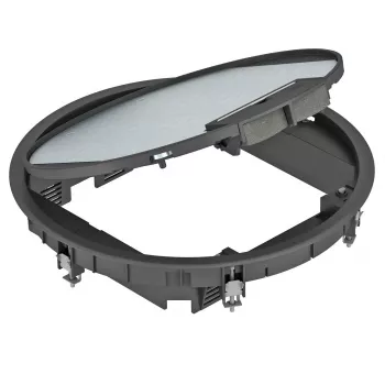 OBO Bettermann GESR9 U 9 Universal-Geräteeinsatz, 9-fach, feuerverzinkter Stahl 7405532