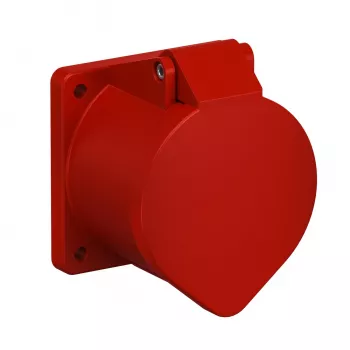 OBO Bettermann CEE-Einbausteckdose 400V 32A 5-polig 6h IP44 Rot 6109876