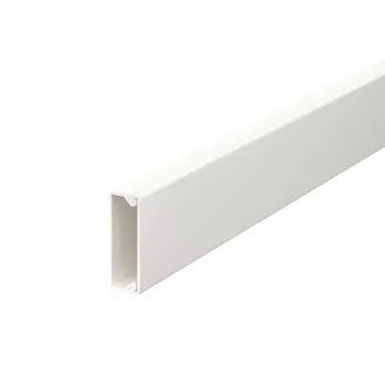 OBO BETTERMANN 6150780 Kabelkanal 2000x30x10 mm Reinweiß (RAL 9010), PVC, Schnappdeckel, 1 Stk.