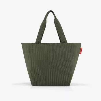 reisenthel Shopper M cord dark matcha Einkaufstasche ZS5057 - 15 Liter Fassungsvermögen