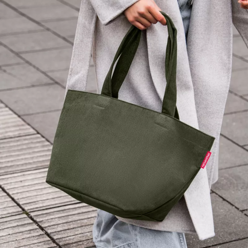 reisenthel Shopper M cord dark matcha Einkaufstasche ZS5057 - 15 Liter Fassungsvermögen