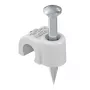 OBO Bettermann Isolierter Nagelclip 9 mm Hellgrau (100er-Pack) 2227746