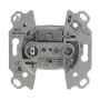 BUSCH-JAEGER 0230-102 Antennenanschluss-Einsatz, 2 Ausgänge, Enddose, Weiß 2CKA000230A1554