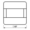 Jung CD17180 Automatikschalter 1,1 m Standard Bewegungsmelder-Einsatz (CD17180)