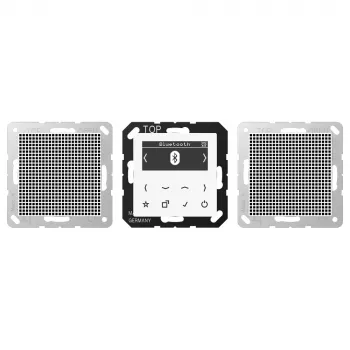 JUNG DABA2BTWW Smart Radio DAB+ mit Bluetooth und UKW