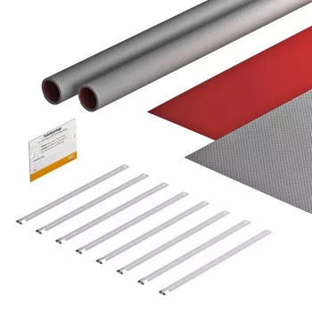 OBO Bettermann FSB-K32 Bandagenset für Photovoltaikanlagen 550x380 mm Grau/Rot 7203150